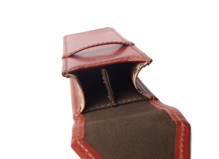 オロビアンコ｜OROBIANCO｜2本差しレザーペンケース｜マッパシリーズ｜ブラウンイメージ09