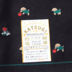 ナイガイ｜NAIGAI｜デザインハンカチーフ｜KATSUGI HANDKERCHIEF｜小型犬＆リンゴイメージ04
