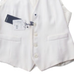 ラルディーニ｜lardini｜ブートニエール付きウールベスト｜ジレ｜48イメージ02