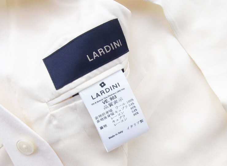 ラルディーニ｜lardini｜ブートニエール付きウールベスト｜ジレ｜48イメージ08