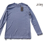 ヅィメリ｜Zimmerli｜ロングスリーブシャツ｜S｜Quality718／Style8252｜ブルーグレーイメージ01