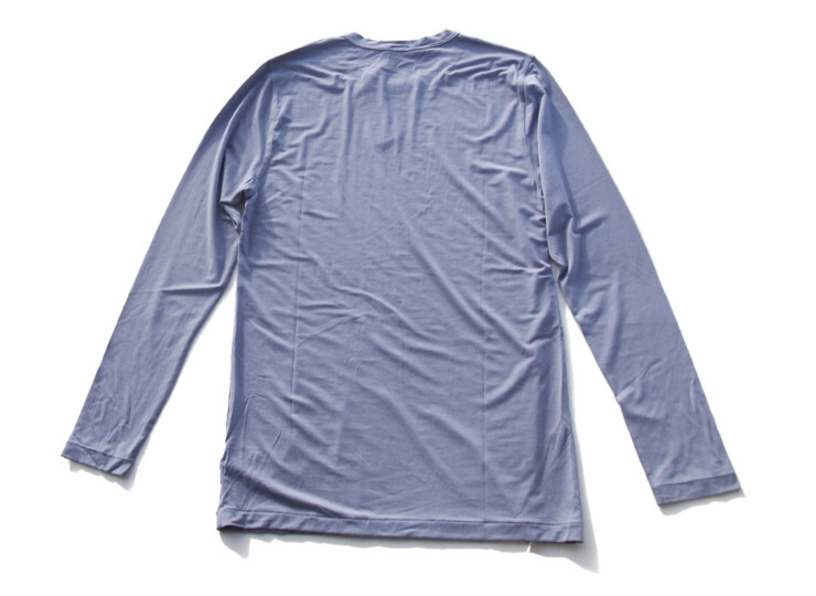 ヅィメリ｜Zimmerli｜ロングスリーブシャツ｜S｜Quality718／Style8252｜ブルーグレーイメージ02