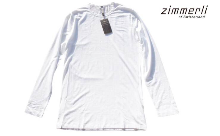 ヅィメリ｜Zimmerli｜ロングスリーブシャツ｜M｜Quality700／Style1350｜ホワイトイメージ01