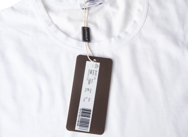 ヅィメリ｜Zimmerli｜ロングスリーブシャツ｜M｜Quality700／Style1350｜ホワイトイメージ03