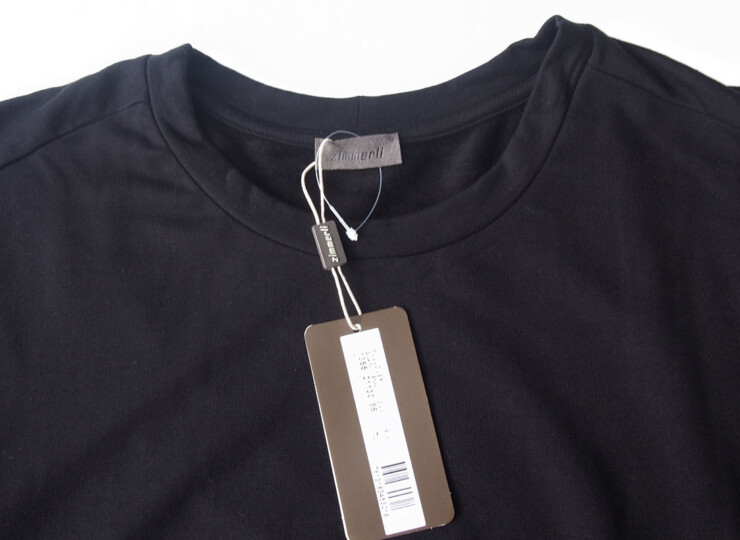 ヅィメリ｜Zimmerli｜裏起毛ロングスリーブプルオーバーシャツ｜L｜ブラックイメージ03