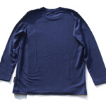 ヅィメリ｜Zimmerli｜裏起毛ロングスリーブプルオーバーシャツ｜M｜ネイビーイメージ02