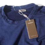ヅィメリ｜Zimmerli｜裏起毛ロングスリーブプルオーバーシャツ｜S｜ネイビーイメージ04