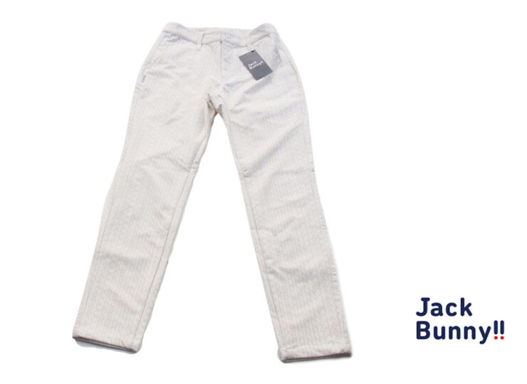 ジャックバニー｜JACK BUNNY｜防風ツイルロングパンツ｜レディースゴルフウェア｜2｜ホワイトイメージ01