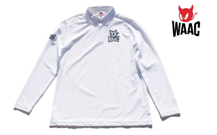 ワック｜WAAC｜MENS PLAYERS EDITION WONDER 長袖ポロシャツ｜メンズゴルフウェア｜1イメージ01