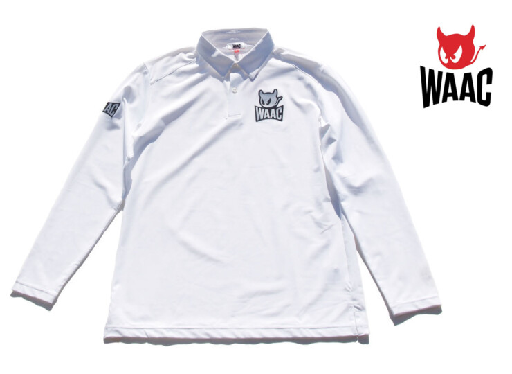 ワック｜WAAC｜MENS PLAYERS EDITION WONDER 長袖ポロシャツ｜メンズゴルフウェア｜1イメージ01