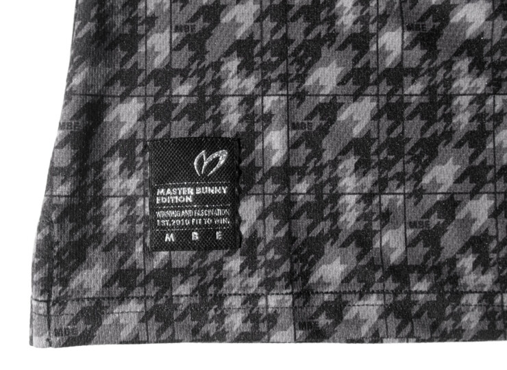 マスターバニーエディション｜MASTER BUNNY EDITION｜千鳥格子柄半袖ポロシャツ｜レディースゴルフウェア｜1イメージ08