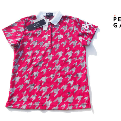 パーリーゲイツ｜pearly gates｜グレンチェック柄半袖ポロシャツ ｜レディースゴルフウェア｜1イメージ01