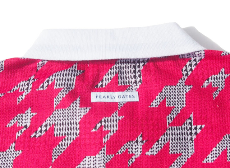 パーリーゲイツ｜pearly gates｜グレンチェック柄半袖ポロシャツ ｜レディースゴルフウェア｜1イメージ09