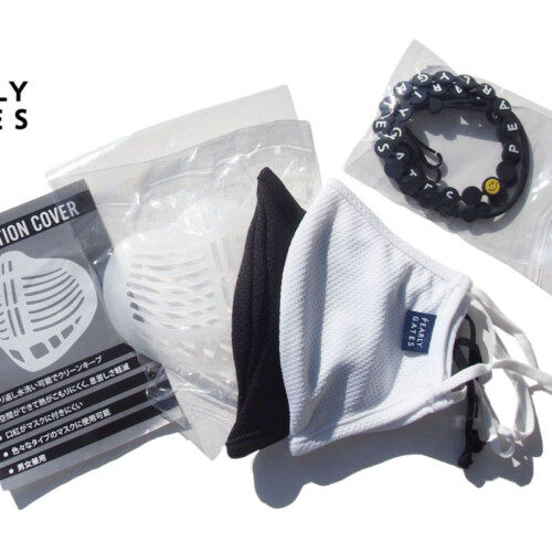 パーリーゲイツ｜pearly gates｜ベンチレーションカバー・シリコンストラップ付フェイスガード ｜マスクセットイメージ01