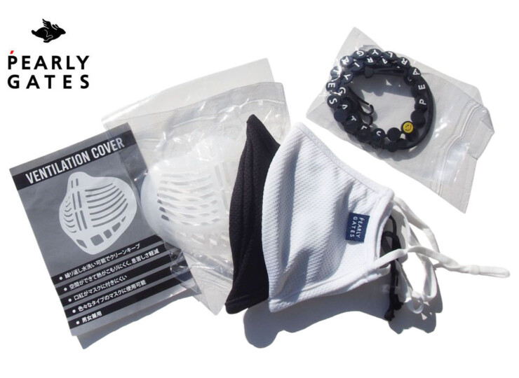 パーリーゲイツ｜pearly gates｜ベンチレーションカバー・シリコンストラップ付フェイスガード ｜マスクセットイメージ01