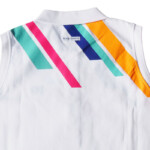 パーリーゲイツ｜pearly gates｜配色ラインノースリーブポロワンピース ｜レディースゴルフウェア｜1イメージ04