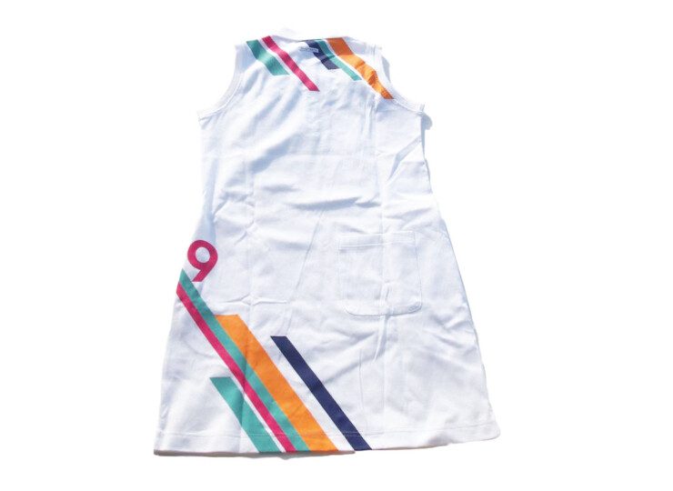 パーリーゲイツ｜pearly gates｜配色ラインノースリーブポロワンピース ｜レディースゴルフウェア｜1イメージ05