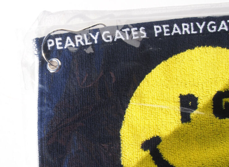 パーリーゲイツ｜pearly gates｜PG SMILE＆ロゴフック付きスポーツタオル｜NVYイメージ04