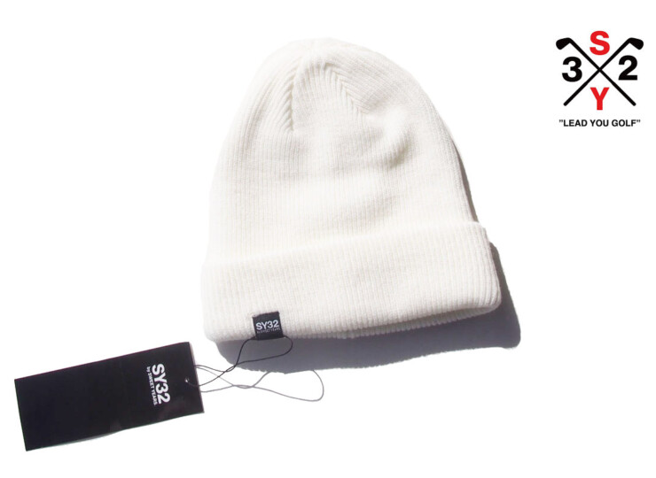 エスワイサーティトゥバイスウィートイヤーズ｜SY32 by SWEET YEARS｜2WAYニットキャップ｜ユニセックス｜ホワイトイメージ01