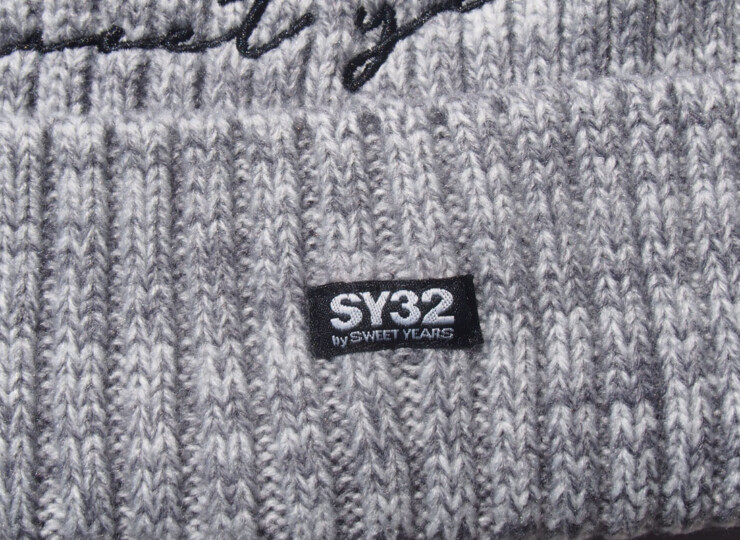 エスワイサーティトゥバイスウィートイヤーズ｜SY32 by SWEET YEARS｜ボンボンニットキャップ｜ユニセックス｜グレーイメージ06