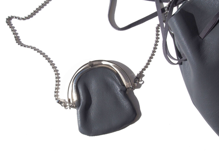 エドロバートジャドソン｜ED ROBERT JUDSON｜チェーンポーチ＆フレーム財布｜CHAIN POUCH & FRAME PURSE｜ODD｜B01QBG-115B｜GRYイメージ07