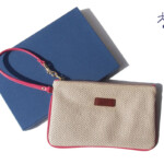 大峽製鞄｜oba｜ヘリンボーン柄ストラップ付きポーチ｜1139-JQDイメージ01