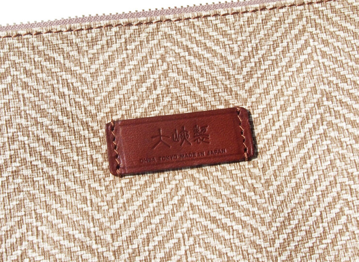 大峽製鞄｜oba｜ヘリンボーン柄ストラップ付きポーチ｜1139-JQDイメージ02