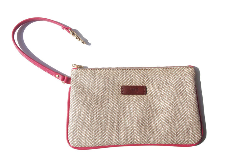 大峽製鞄｜oba｜ヘリンボーン柄ストラップ付きポーチ｜1139-JQDイメージ08