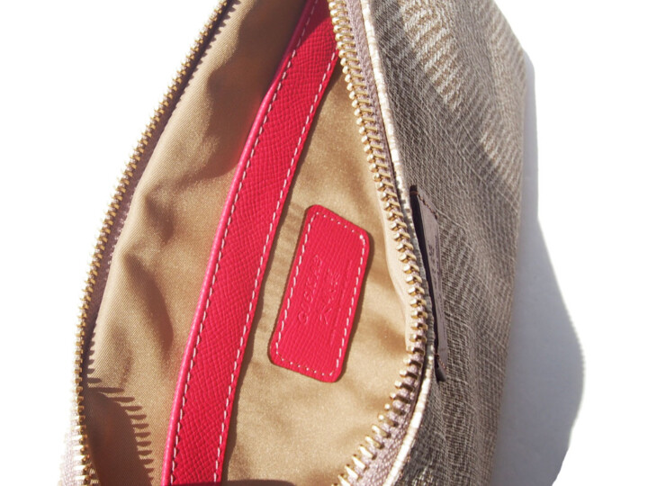 大峽製鞄｜oba｜ヘリンボーン柄ストラップ付きポーチ｜1139-JQDイメージ09