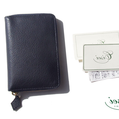 シセイ｜cisei｜ラウンドジップポーチ｜P0964 LD ZIP POACH COL.NAVY｜01イメージ01