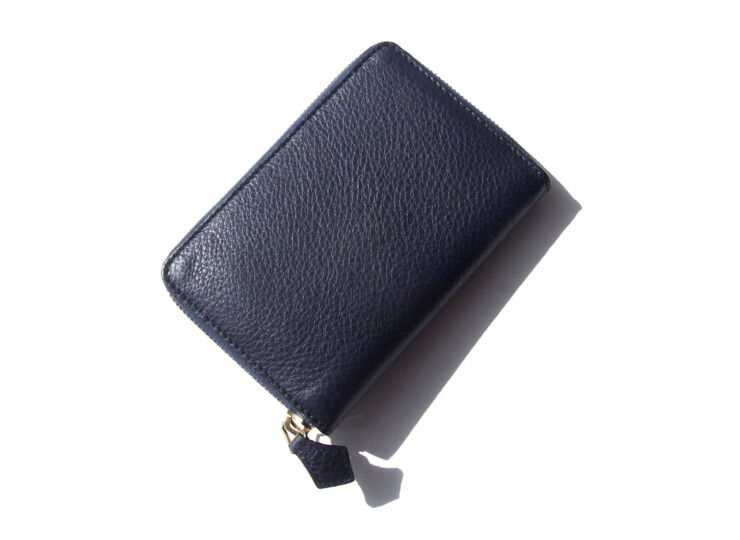 シセイ｜cisei｜ラウンドジップポーチ｜P0964 LD ZIP POACH COL.NAVY｜01イメージ02