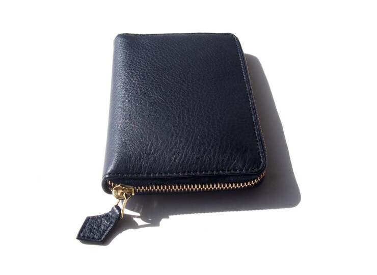 シセイ｜cisei｜ラウンドジップポーチ｜P0964 LD ZIP POACH COL.NAVY｜01イメージ03