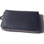 シセイ｜cisei｜ラウンドジップポーチ｜P0964 LD ZIP POACH COL.NAVY｜01イメージ04