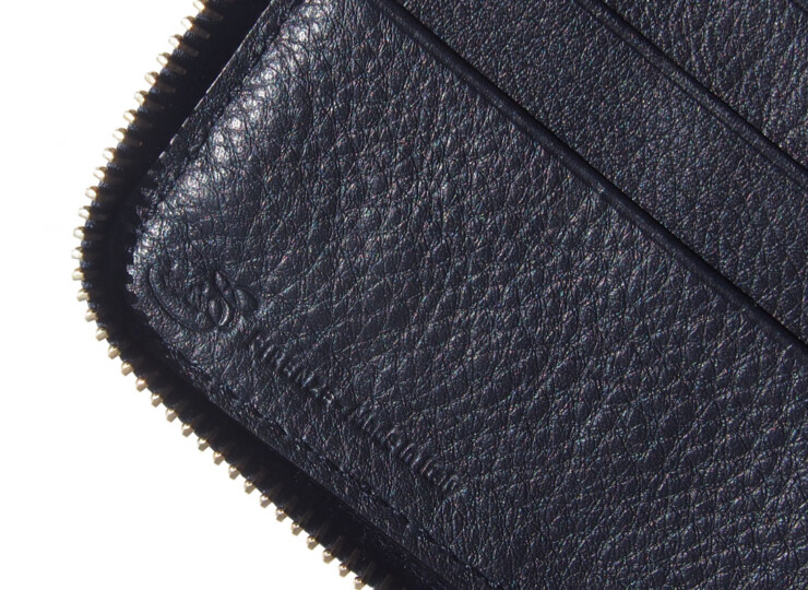 シセイ｜cisei｜ラウンドジップポーチ｜P0964 LD ZIP POACH COL.NAVY｜01イメージ09