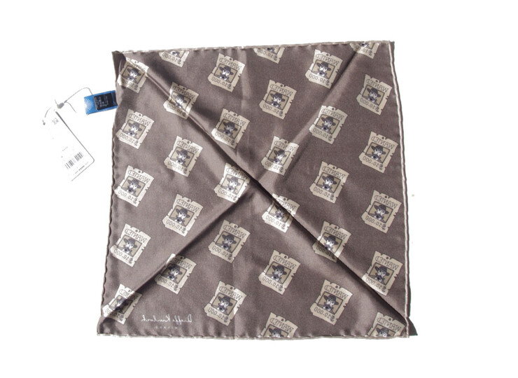 キンロック｜Dieffe Kinloch｜ナノユニバース別注ウォンテッド柄ポケットチーフ｜シルクスクエアスカーフイメージ07