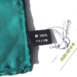 シャルベ|CHARVET|ドット柄プリントシルクポケットチーフ|グリーンイメージ011