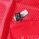 シャルベ|CHARVET|ドット柄プリントシルクポケットチーフ|レッドイメージ010