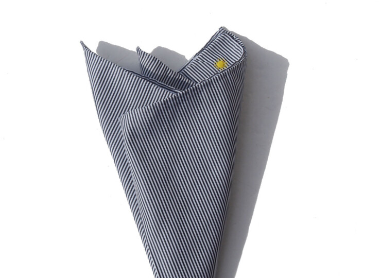 ジャンネット｜GIANNETTO｜ストライプ柄ポケットチーフ｜サンプル05イメージ05