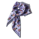 キンロック｜Dieffe Kinloch｜ベア柄プリントシルク トライアングル スカーフイメージ03