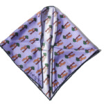 キンロック｜Dieffe Kinloch｜ベア柄プリントシルク トライアングル スカーフイメージ07