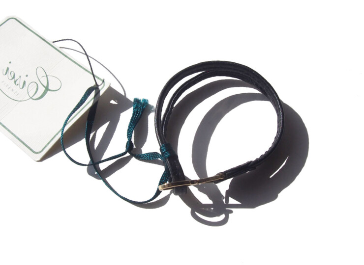 シセイ｜cisei｜レザーストラップ｜P1039 LD STRAP Col.Nero｜サンプルイメージ02