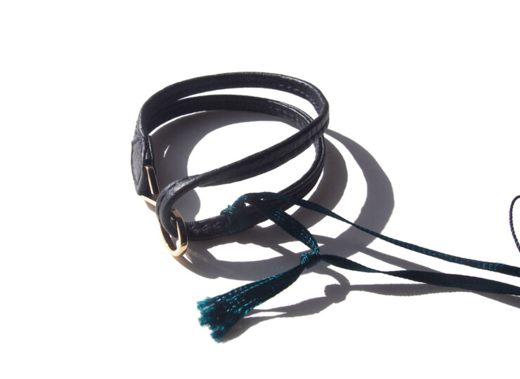 シセイ｜cisei｜レザーストラップ｜P1039 LD STRAP Col.Nero｜サンプルイメージ04