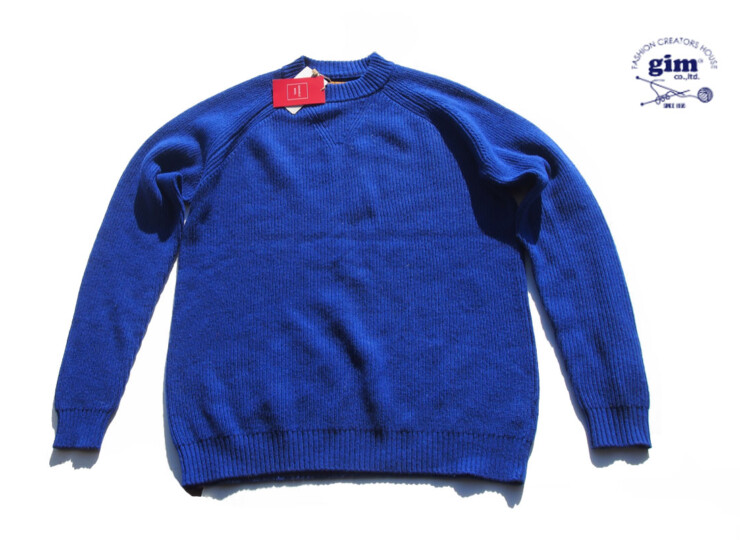ジム｜gim｜ローゲージクルーネックセーター｜Lイメージ01