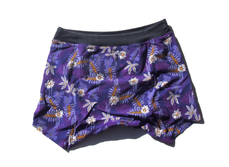 シーク｜SEEK｜ボクサーブリーフ 前あき リップウエスト カットオフ｜M｜パープルイメージ05