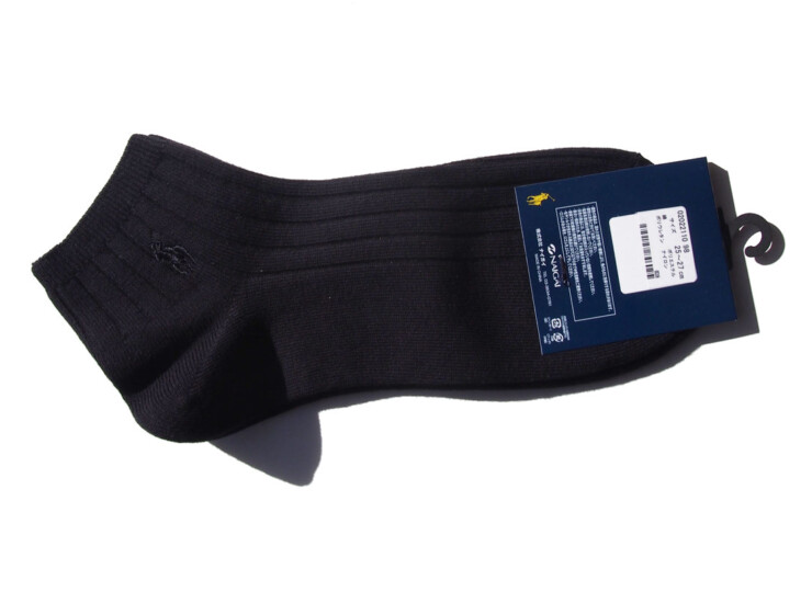 ポロラルフローレン｜POLO Ralph Lauren｜ショート丈リブソックス｜ブラックイメージ03