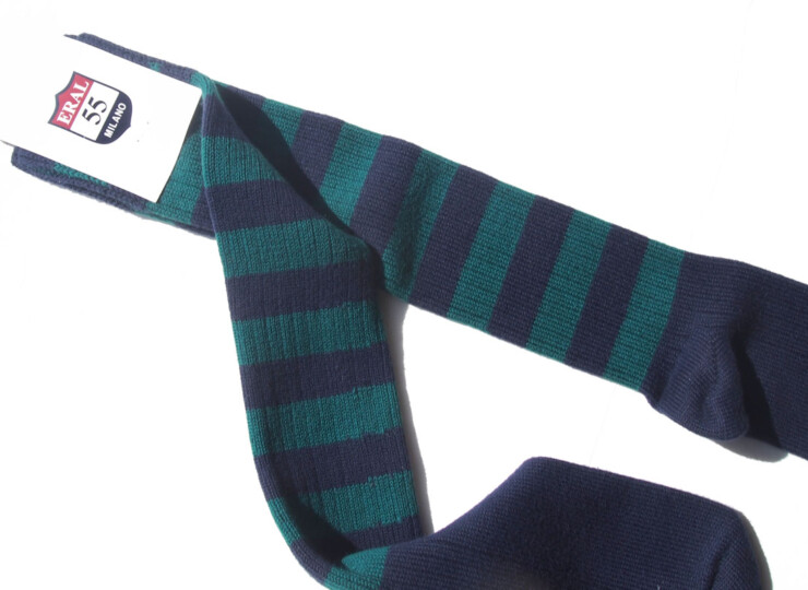 エラル55｜ERAL55｜ボーダー柄コットンロングソックスイメージ05