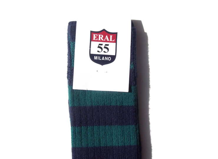 エラル55｜ERAL55｜ボーダー柄コットンロングソックスイメージ06
