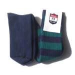 エラル55｜ERAL55｜ボーダー柄コットンロングソックスイメージ07