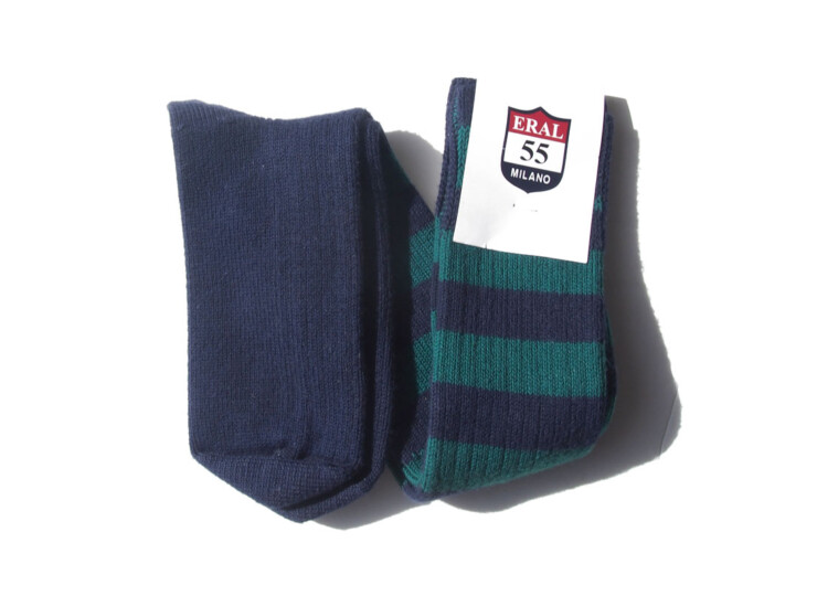 エラル55｜ERAL55｜ボーダー柄コットンロングソックスイメージ07