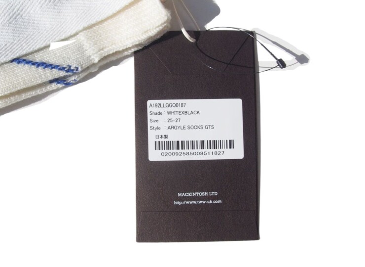 トラディショナルウェザーウェア|Traditional Weatherwear|アーガイル柄クルー丈ソックスイメージ05